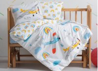 Постельное белье ранфорс Cotton Box - Sky Mavi (Турция), детский